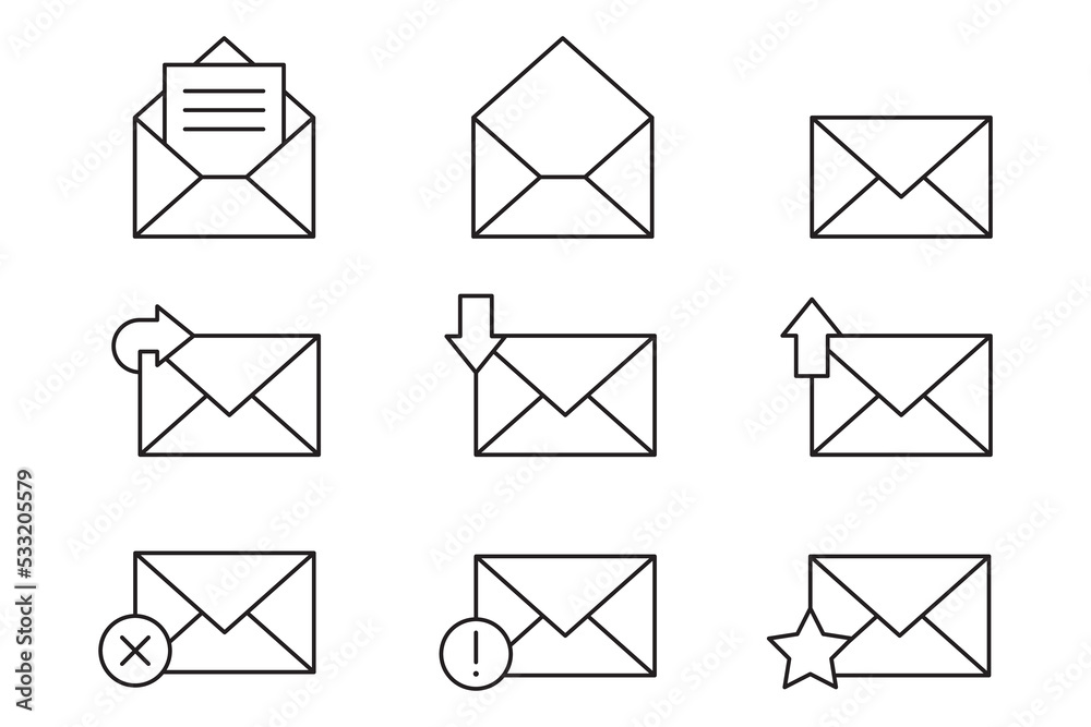 Mail icon vector sign. Letter envelope symbol. Message send to address illustration. Mail icon vector sign. Letter envelope symbol. Message send to address illustration.