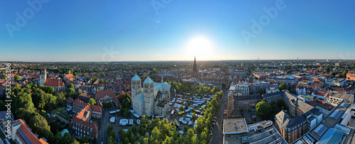 Münster, Deutschland: Panorama über die Stadt photo