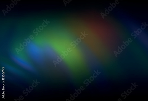 Dark Blue, Yellow vector abstract blurred layout.