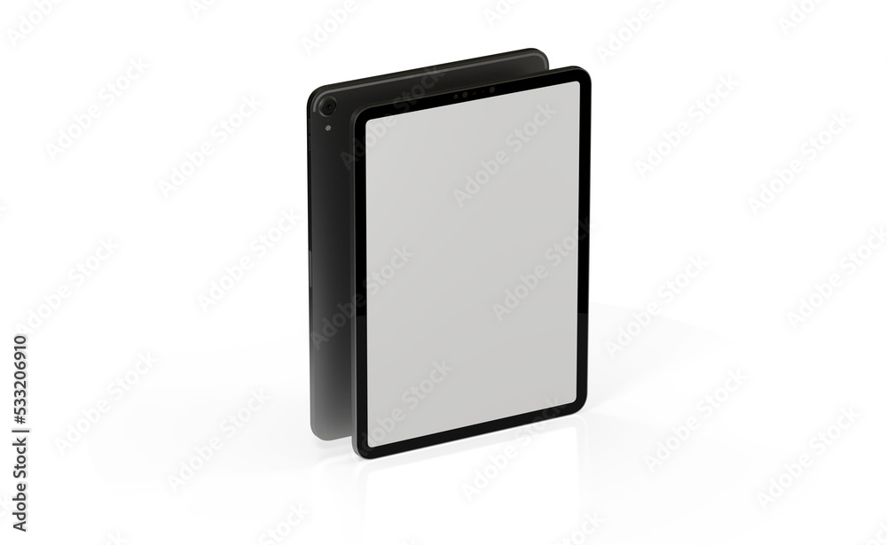 tablet pc - Modern black tablet computer isolated on white background. tablet pc - Modern black tablet computer isolated on white background.