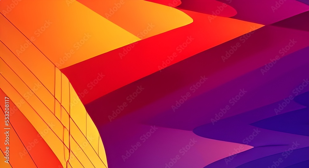 Fototapeta premium Abstract geometric pattern design in retro style. illustration.