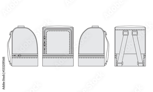 lunch box vector