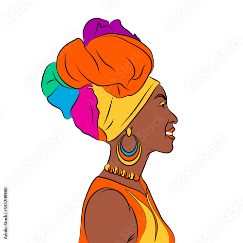 African culture women vector illustration
