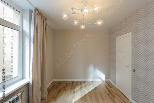 Empty new room in the apartment