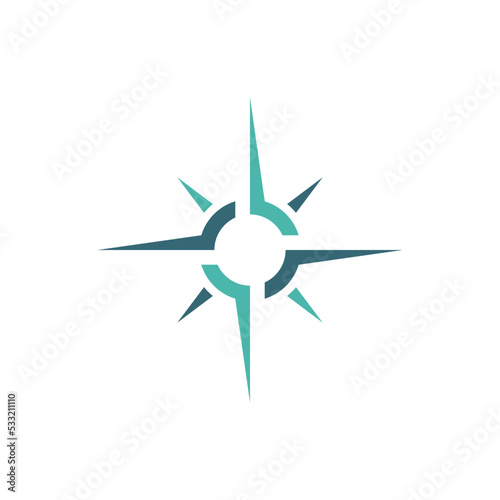 Compass Logo Template