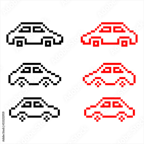 Car Pixel Art M_2209001