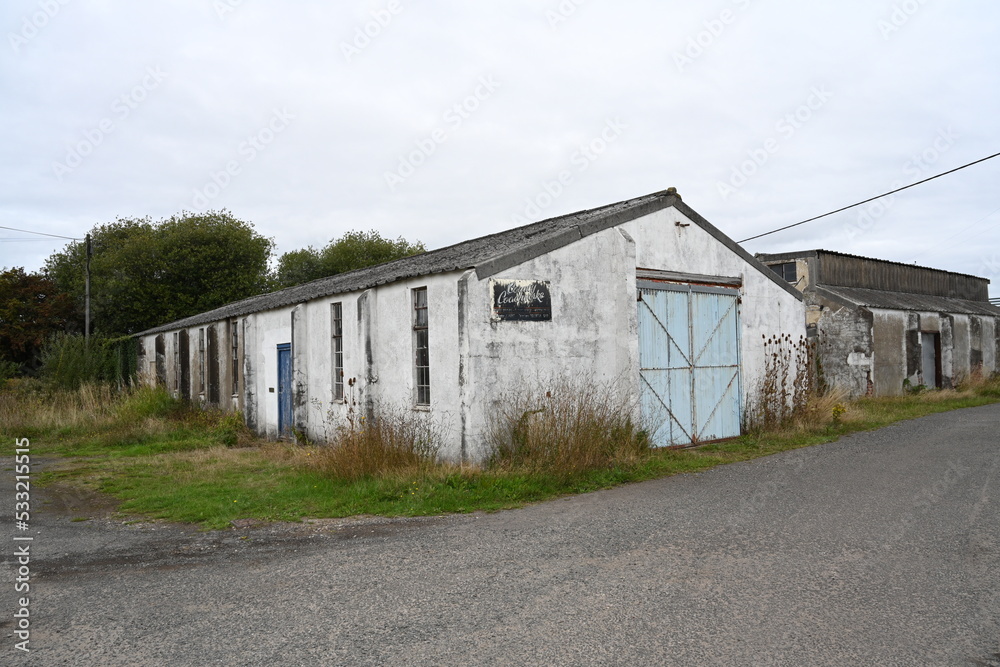 Tholthorpe Aerodrome  operated by RAF Bomber Command during the Second World War. disused military buildings part of the airfield technical site