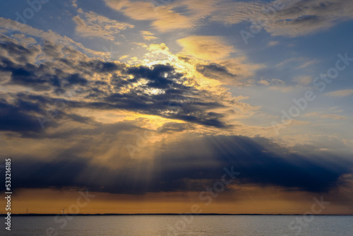 sunrise over the sea