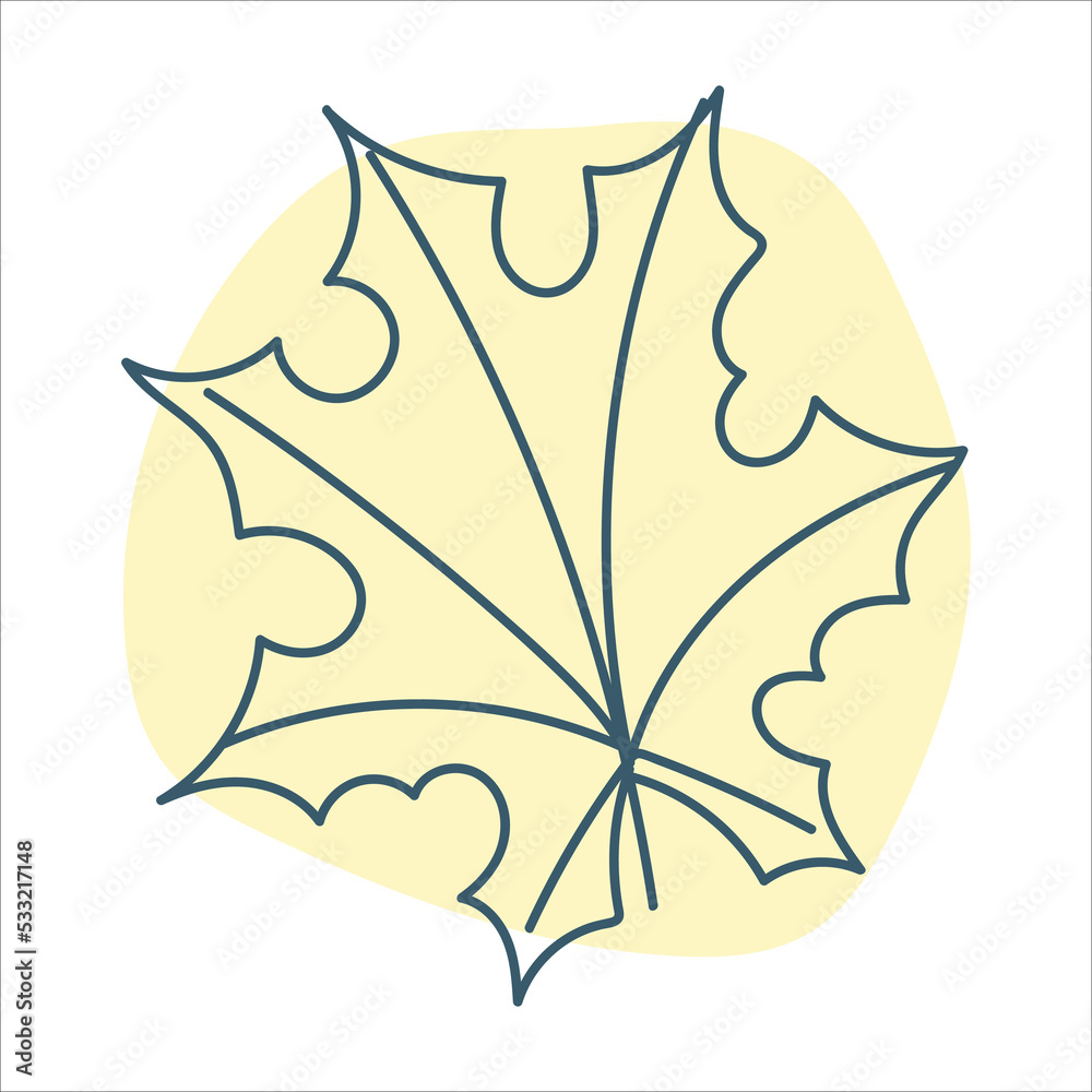 Leaves of different trees doodle style. Cozy Fall. Autumn leaves. Vector graphics isolated on white background. Leaves of different trees doodle style. Cozy Fall. Autumn leaves. Vector graphics isolated on white background.