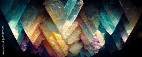 Fotografija Amethyst is colors variety of quartz often used in jewelry