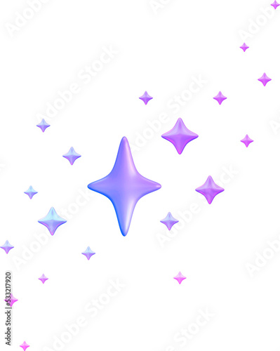 Сonstellation 3d illustration 