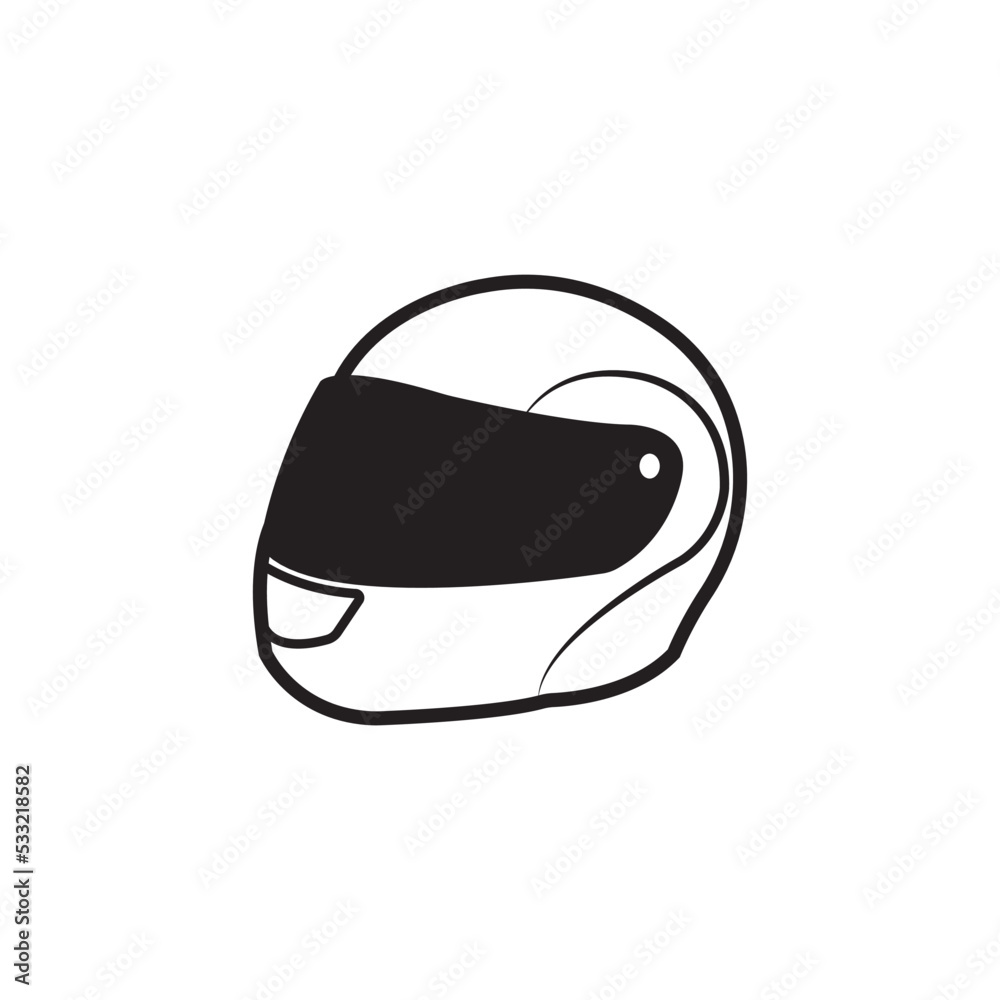 helmet icon logo vector design template helmet icon logo vector design template