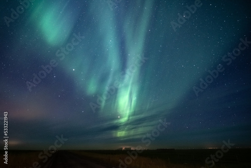 Fototapeta Naklejka Na Ścianę i Meble -  Northern Lights In Iceland (Aurora Borealis)