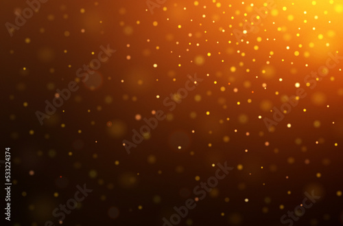 Abstract illustration - bright fiery flashes in space
