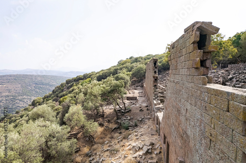 Принти на полотні Aigai Ancient City ruins, the city is one of the 12 Aiol cities in Western Anatolia