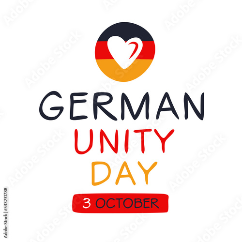 German Unity Day, held on 3 October.