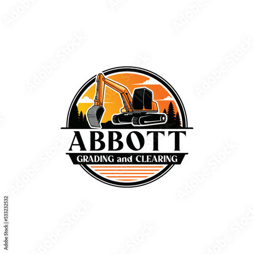 Grading and Clearing Company Logo Design 2