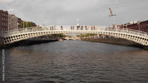 Ha'penny Bridge Aerial View