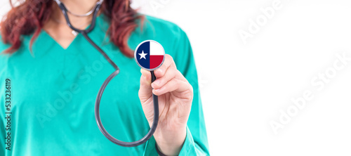 Texas national healthcare system, Texas female doctor