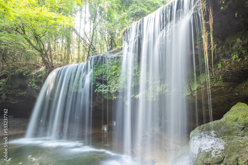 熊本県阿蘇郡 鍋ヶ滝の風景 