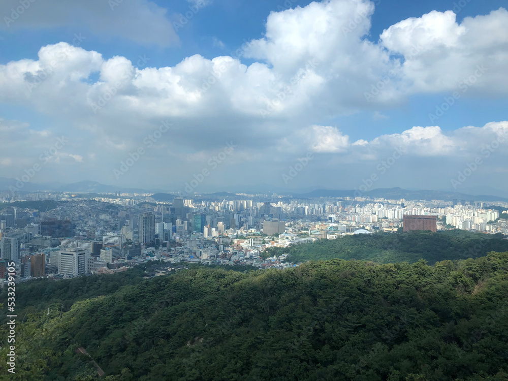Seoul Tower View During the Day