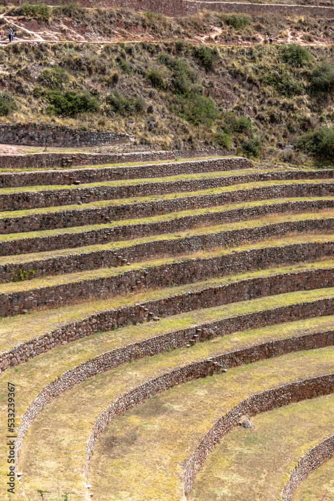 Moray is an archeological site near cuzco, perú. It was used by the incas as a laboratory to study de growth of different herbs and plants in different conditions of light, humidity and wind. 