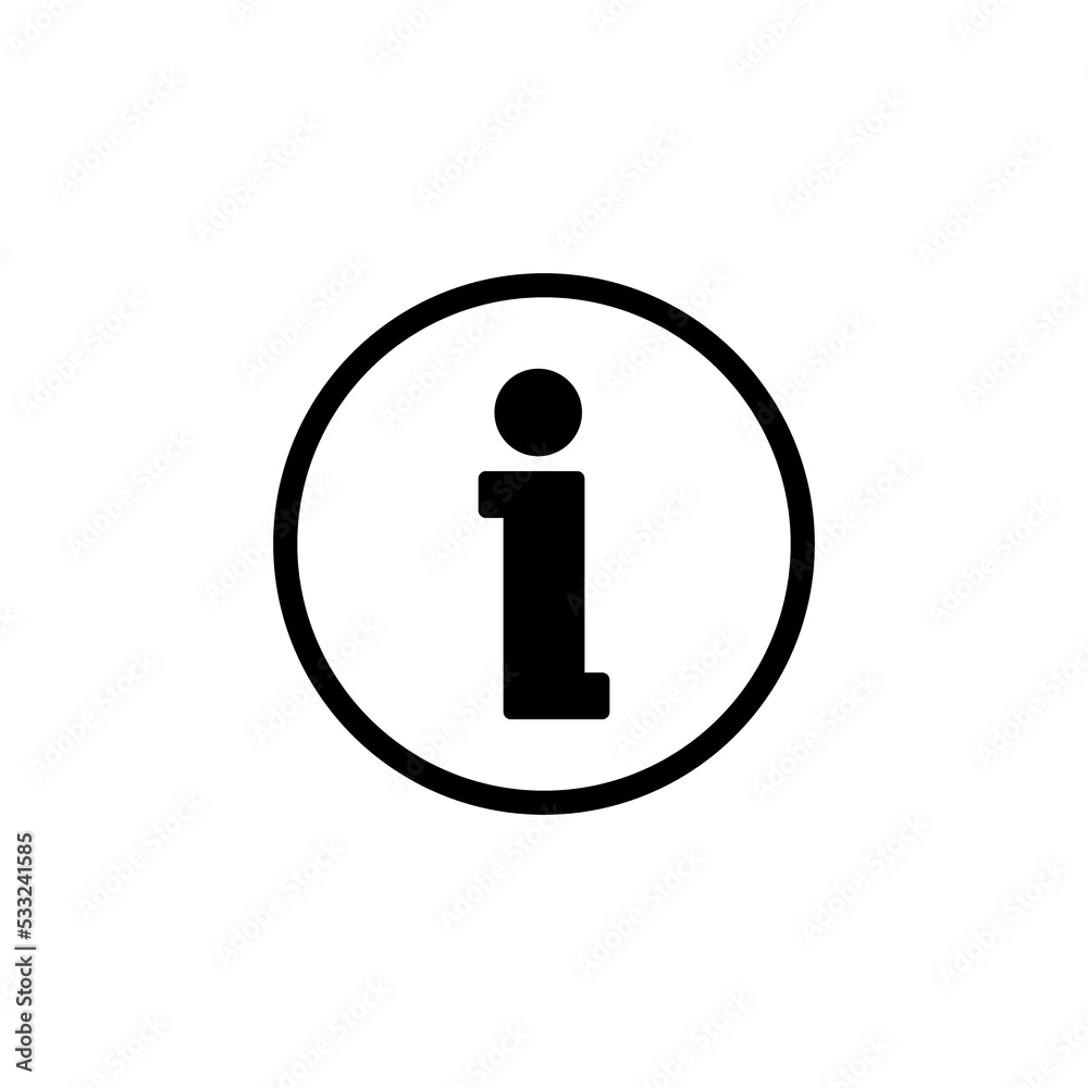 Info sign icon vector for web and mobile app. about us sign and symbol. Faq icon Info sign icon vector for web and mobile app. about us sign and symbol. Faq icon