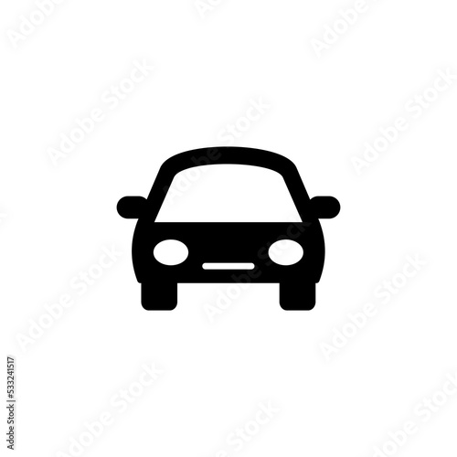 Car icon vector for web and mobile app. car sign and symbol. small sedan