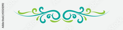 text delimiter for your projects. Vector illustration.