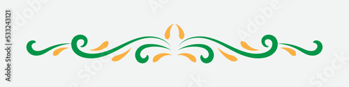 text delimiter for your projects. Vector illustration.