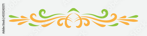 text delimiter for your projects. Vector illustration.