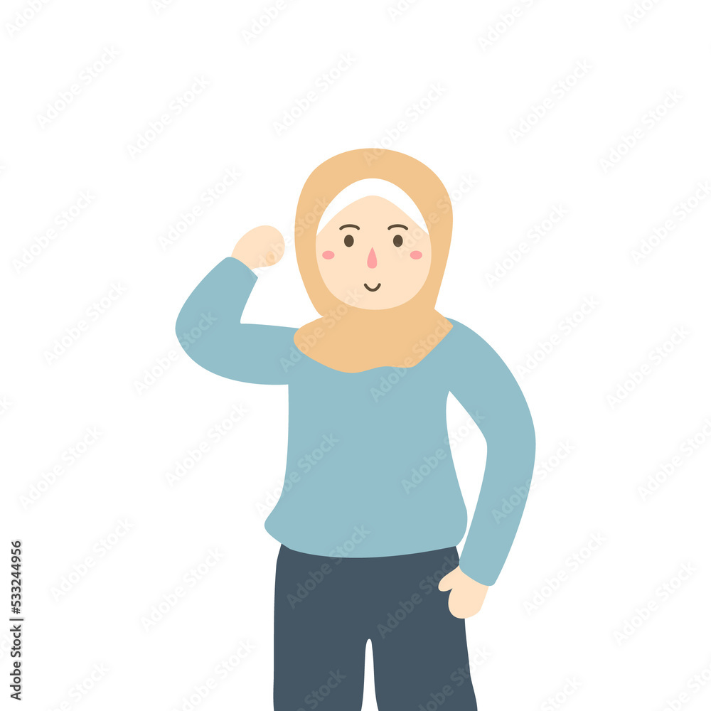 muslim female character wear hijab muslim female character wear hijab