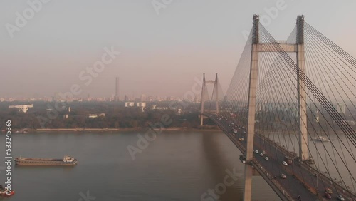 Kolkta Bridge  Aerial View