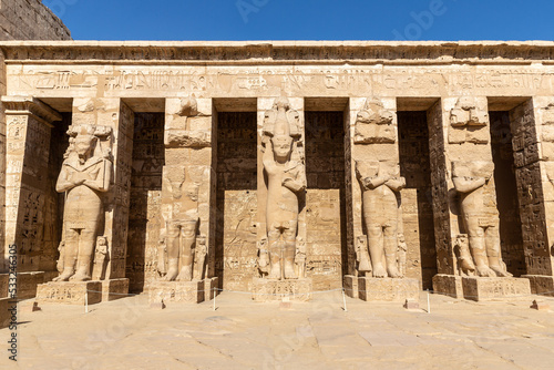 Medinet Habu temple in Luxor