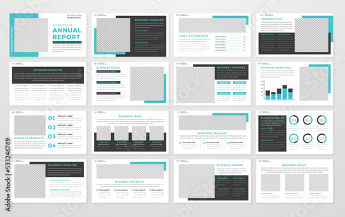 business presentation layout template use for company profile