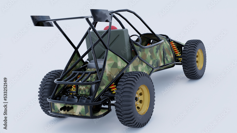 4x4 offroad concept buggy vehicle 3d back 4x4 offroad concept buggy vehicle 3d back