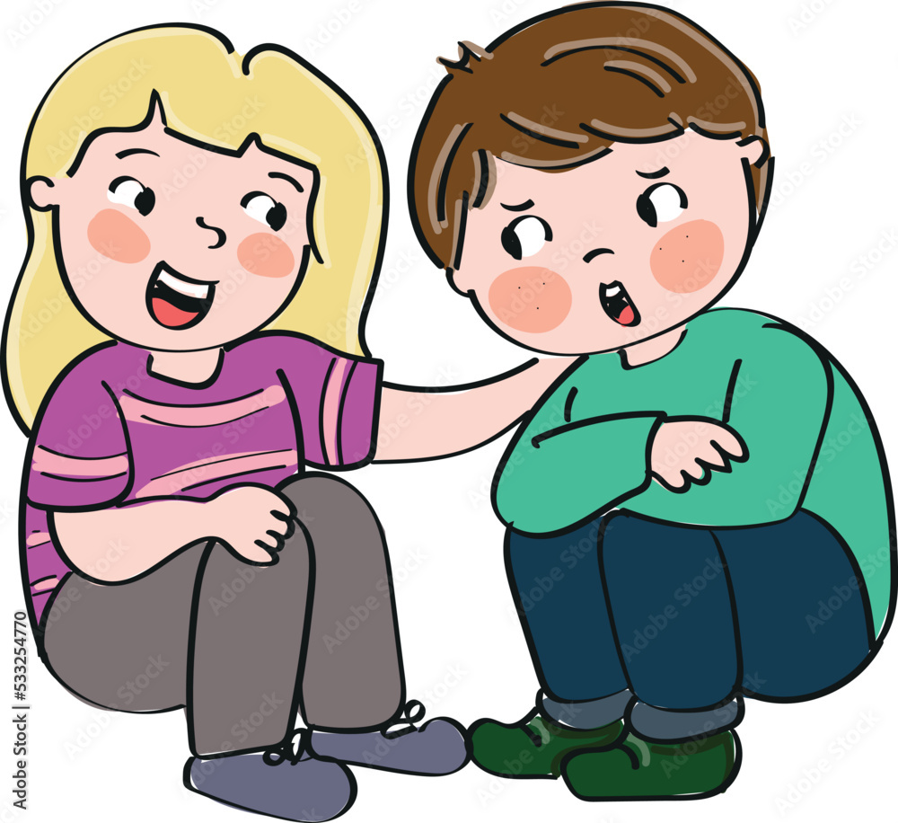 two children council consolation sitting two children council consolation sitting