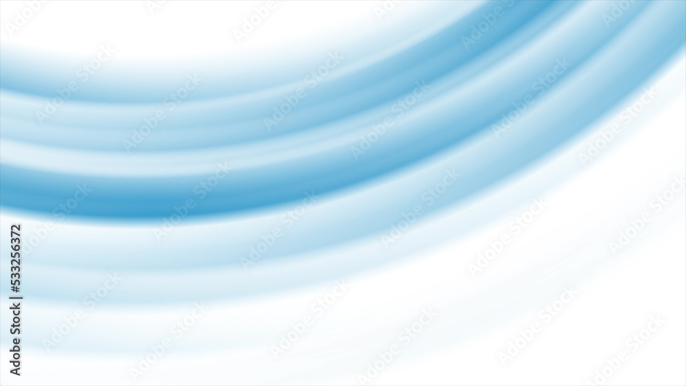Blue white smooth circles abstract tech futuristic background Blue white smooth circles abstract tech futuristic background