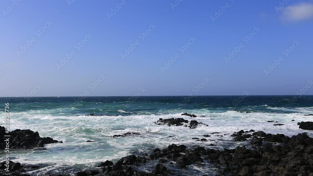 More beautiful waves of the beautiful emerald sea More beautiful waves of the beautiful emerald sea