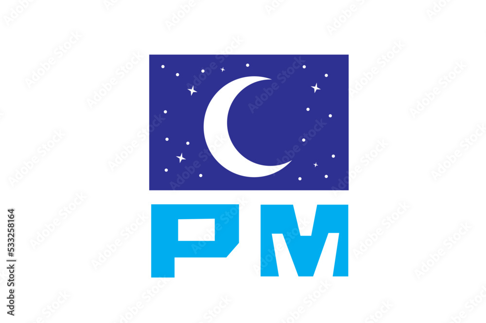 Fototapeta premium PM sign