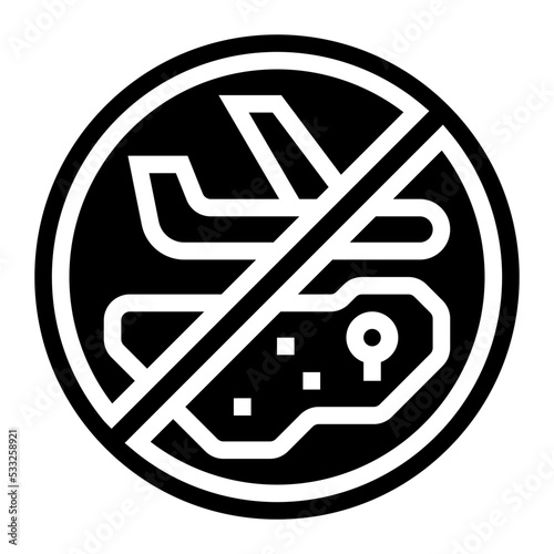 avoid traveling icon