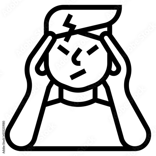 headache icon