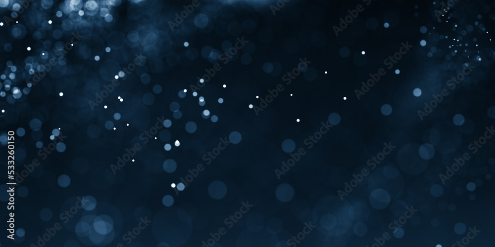 Obraz premium Abstract particle background. Blue dots background. Dust particles. abstract background with blue particles on black. Glowing magical lights, sparkling glittering effect.
