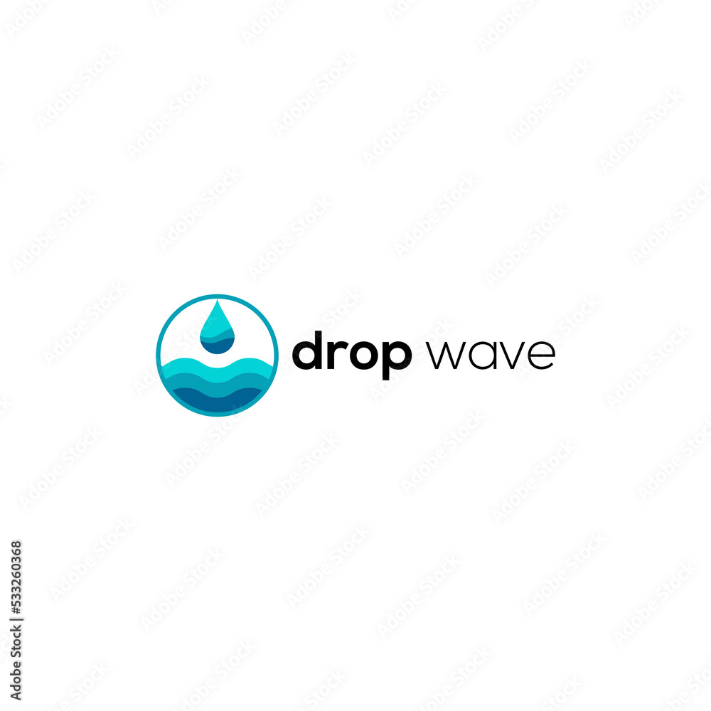 Drop Wave logo. drop logo. wave logo. Drop Wave logo. drop logo. wave logo.