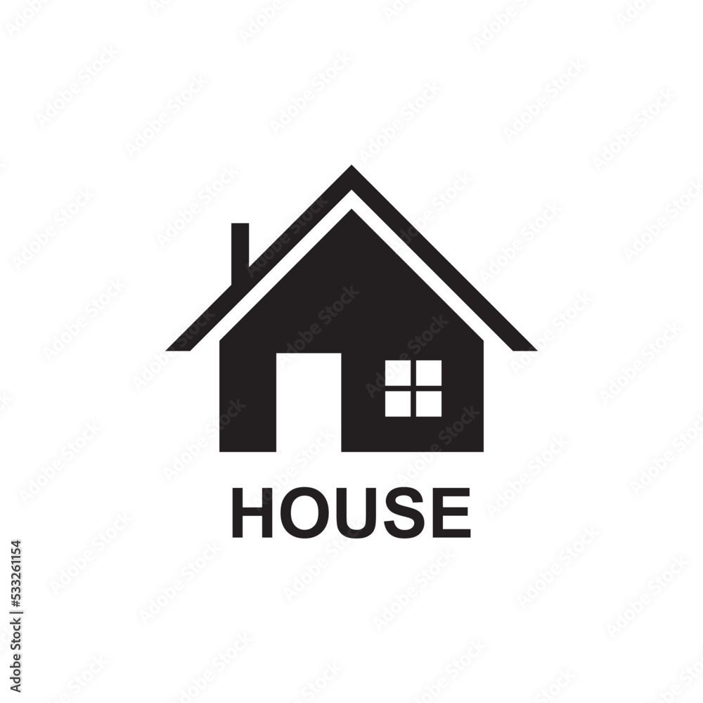 Fototapeta premium house icon , home icon vector
