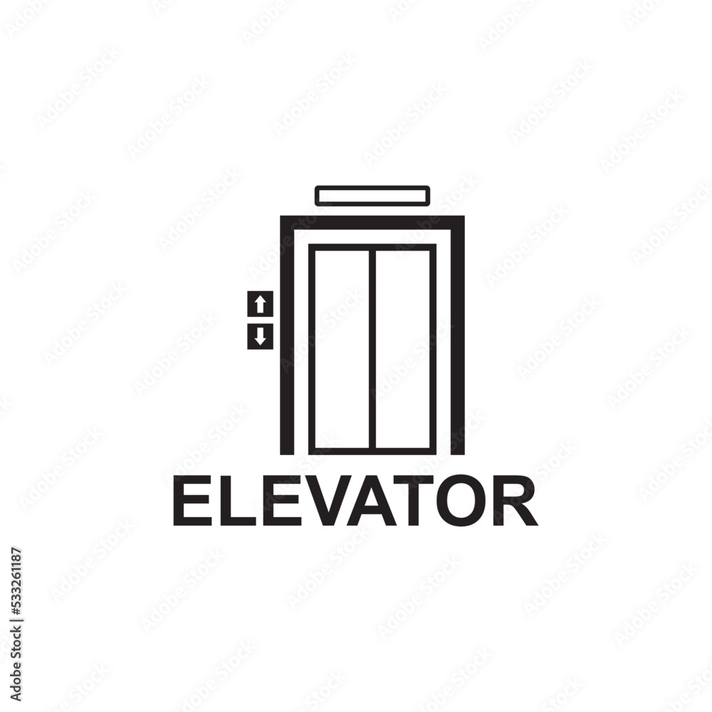 elevator icon , lift icon vector