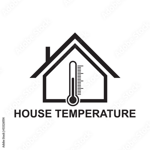 house temperature icon , conditioner icon