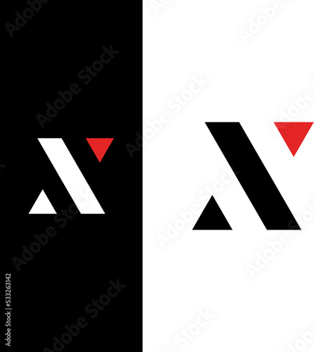 K Letter Logo concept. Creative Minimal emblem design template. Universal elegant icon. Premium business finance logotype. Graphic Alphabet Symbol for Business Identity Vector Element photo