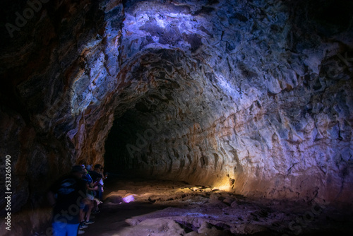 Inside Undara lava tube, Queensland Australia