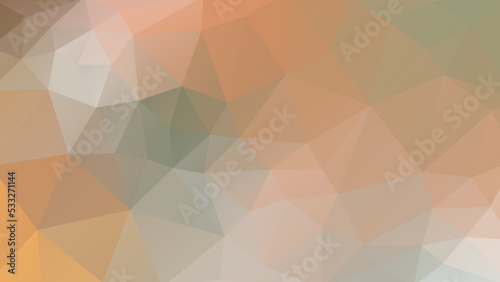 Vector stylish multicolor polygonal banner. Abstract background in low poly style. Geometric illustration